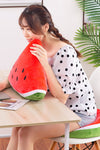 Creative fruit cushion pillow cartoon simulation watermelon cushion plush toy children's birthday gift cross-border new products