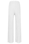 Spring and summer casual pants female simple loose comfortable elastic casual trousers women's pleated trousers straight pants three house folds