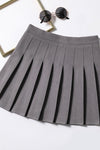 Pleated skirt female spring and summer 2021 new high waist black A word short skirt college wind autumn winter plaid half length skirt manufacturer