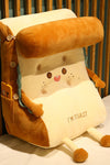 Pillow bedside cushion can be removed and washed back soft bag student dormitory cute bed triangle pillow sofa pillow