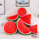 Creative fruit cushion pillow cartoon simulation watermelon cushion plush toy children's birthday gift cross-border new products