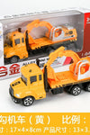 Inertial model car engineering vehicle excavator fire truck children's toys boy training education institution gift wholesale