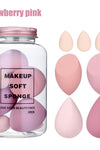 Foreign trade cosmetic powder puff 7 canned beauty makeup egg set drifting bottle makeup sea sputum water change big mini