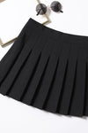 Pleated skirt female spring and summer 2021 new high waist black A word short skirt college wind autumn winter plaid half length skirt manufacturer