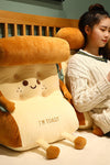 Pillow bedside cushion can be removed and washed back soft bag student dormitory cute bed triangle pillow sofa pillow