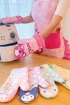 Cute Steamer Insulation Gloves Oven Gloves Microwave Gloves Cartoon Home Kitchen Insulation Gloves