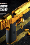 Golden Desert Eagle shell-throwing soft-bullet gun bursting Glock toy gun automatic loading empty warehouse hanging machine pistol batch