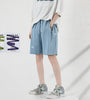 Sports shorts female summer thin section 2021 new loose straight casual weapper wide leg five points pants tide H628