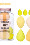 Foreign trade cosmetic powder puff 7 canned beauty makeup egg set drifting bottle makeup sea sputum water change big mini