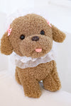 Japanese lace puppy doll cute vomiting tongs Tedi dog plush toy gripper doll cross-border simulation gift