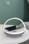 S21 Pro Bluetooth Speaker Wood Wireless Chargers LED Lamp Music Bedside Lamp Wireless Charger for Women Men Dad Mom